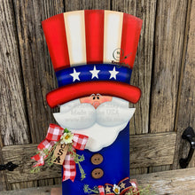 Load image into Gallery viewer, Patriotic decoration Uncle Sam Summer, USA, America sign, Fourth of July, Veterans Day, Memorial Day, 4th of July for entryway mantle, porch