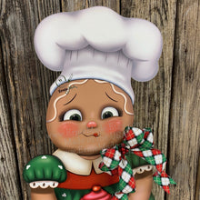 Load image into Gallery viewer, Gingerbread Decoration, Christmas baking decoration, Gingerbread and cupcake, gingerbread decor, Baking gingerbread, Candy land baking decor