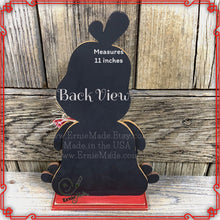 Load image into Gallery viewer, Chicken decoration, Farmhouse decor, Chicken Tiered tray decor, Cute wood Chicken sign, Wood Chicken shelf sitter, kitchen counter top decor
