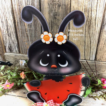 Load image into Gallery viewer, Ant and watermelon decoration, Farmhouse summer decor, Ant tiered tray decor, wood watermelon sign, Summer Watermelon and ant shelf sitter