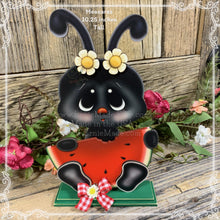 Load image into Gallery viewer, Summer decoration for table, Ant and watermelon decor, cute watermelon centerpiece, tiered tray decor, watermelon arrangement, shelf sitter