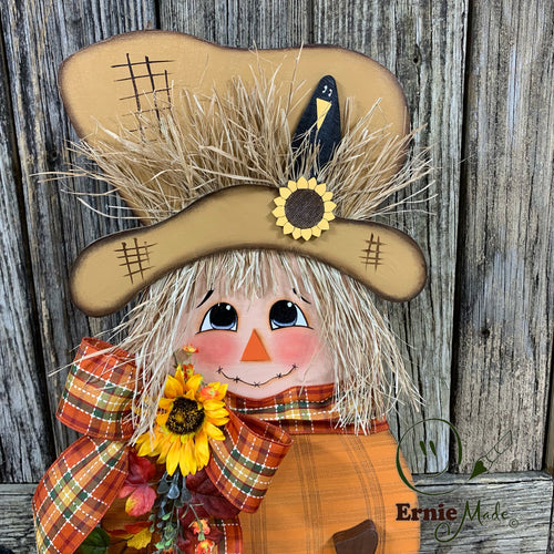 Scarecrow, fall centerpiece, Halloween decoration, Scarecrow, Fall shelf sitter, Prim wood Scarecrow ,Thanksgiving decor, Pumpkin decoration