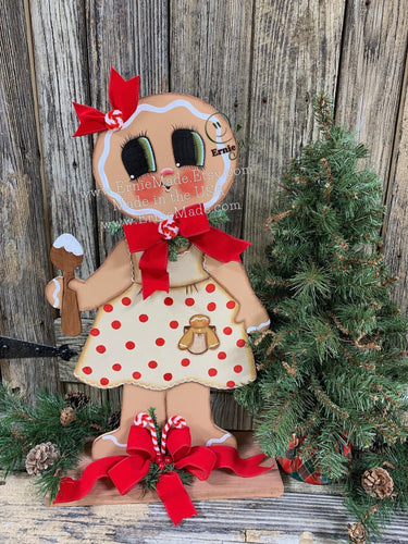 Gingerbread Decoration, Christmas centerpiece, Christmas sign, Gingerbread doll, gingerbread decor, gingerbread centerpiece, Candy decor