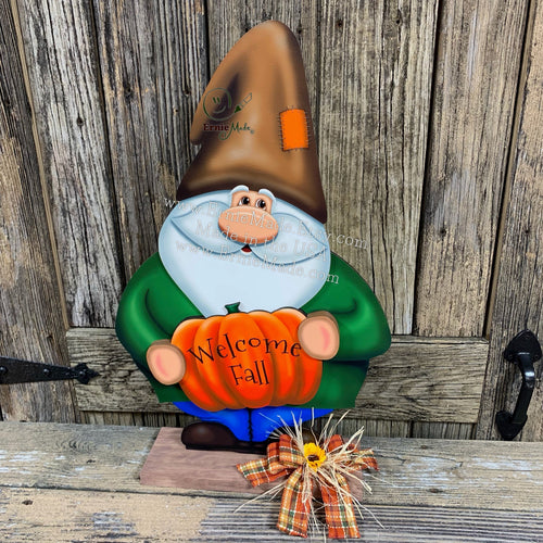 Gnome, Fall Gnome decoration, pumpkin porch decor, Wooden Gnome for Fall, Halloween Gnome, Thanksgiving Gnome with pumpkin, Pumpkin sign
