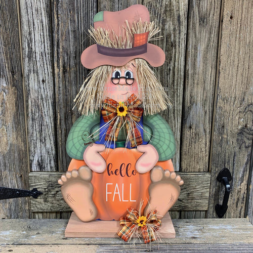 Scarecrow, Fall wooden Scarecrow with stand, wooden pumpkin porch decor, Thanksgiving Pumpkin centerpiece, Scarecrow wood crafts, Halloween