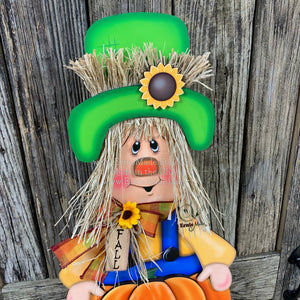 Scarecrow, Fall wooden Scarecrow with stand, wooden pumpkin porch decor, Thanksgiving Pumpkin centerpiece, Scarecrow wood crafts, Halloween
