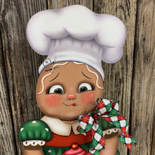 Load image into Gallery viewer, Gingerbread Decoration, Christmas baking decoration, Gingerbread and cupcake, gingerbread decor, Baking gingerbread, Candy land baking decor

