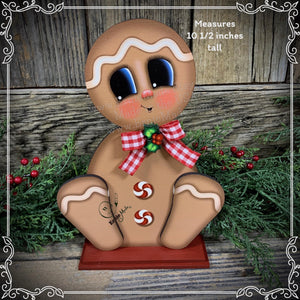 Gingerbread Decoration, Christmas centerpiece, Wooden Gingerbread Tiered tray, gingerbread decor, gingerbread doll, Candy centerpiece decor