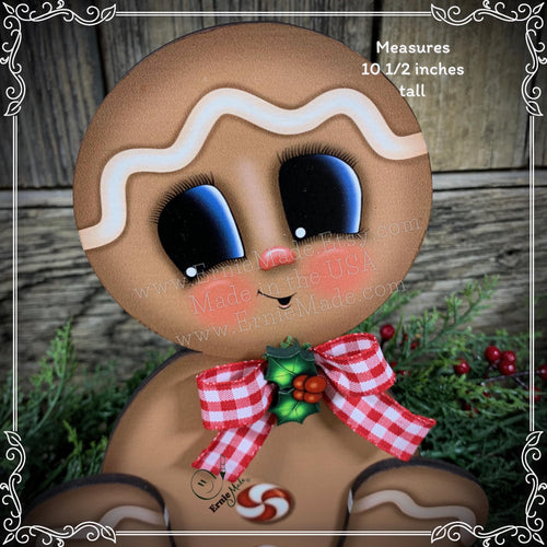 Gingerbread Decoration, Christmas centerpiece, Wooden Gingerbread Tiered tray, gingerbread decor, gingerbread doll, Candy centerpiece decor