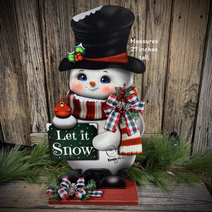 Snowman decoration, Shelf sitter Snowman, Christmas tiered tray decor, Winter tiered tray sitter, Christmas decoration, Wooden Snowman decor