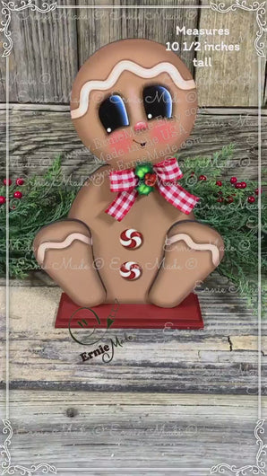 Gingerbread Decoration, Christmas centerpiece, Wooden Gingerbread Tiered tray, gingerbread decor, gingerbread doll, Candy centerpiece decor