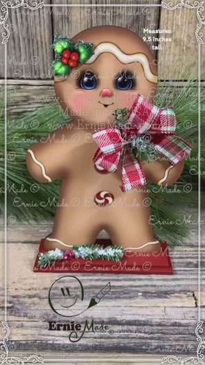 Gingerbread Decoration, Christmas centerpiece, Wooden Gingerbread Tiered tray, gingerbread decor, gingerbread doll, Candy centerpiece decor